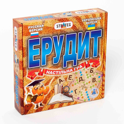 Настільна гра Ерудит Strateg 870
