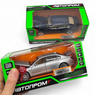 Машина мет. 1:34 BMW 760 LI Автопром 68340