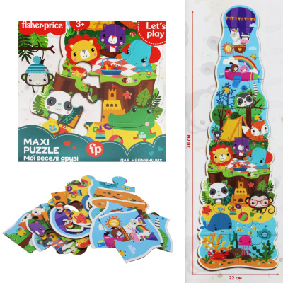 Бебі пазли Мої веселі друзі (укр) Vladi Toys VT1711-10