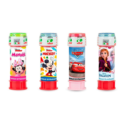Мильні бульбашки – Асорті Дісней (60 ml) Dulcop Bubble World 103001110074