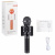 Бездротовий (bluetooth) мікрофон караоке, чорний MIC С48340