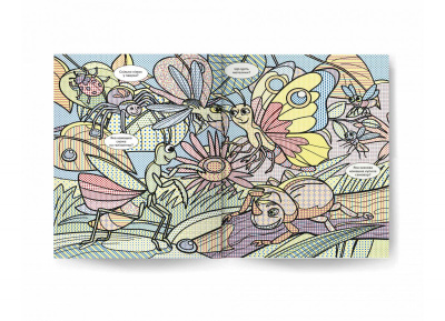 Книга Водяна розмальовка Віммельбух: Комашки (укр) Crystal Book F00029335