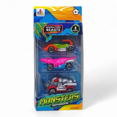 Набір металевих машинок Monsters, вид 2 MIC DS2320