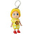 Брелок Лялечка в шапочці , жовтий MiC ASR160