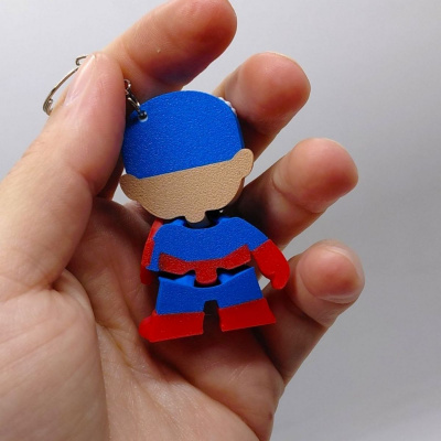 3D Брелоки HERO CAPITAN AMERICA MARVEL / КАПІТАН АМЕРИКА Марвел KEYCHAIN, 3D друк OYTOY 04034100