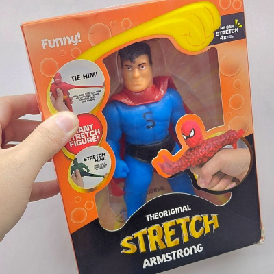 Іграшка-тягучка Stretch Armstrong: Герої Marvel, Марвел СУПЕРМЕН (СИНІЙ) MIC ST910