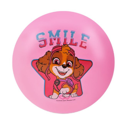 Мʼяч гумовий, 23 см, Paw Patrol / Щенячий патруль, 70 гр (рожевий) MIC PP2518