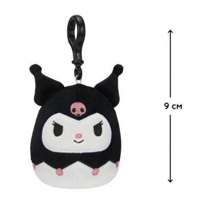 Дитяча м'яка іграшка на кліпсі серії «Хелло Кітті» Куромі Squishmallows SQSN00277, 9 см