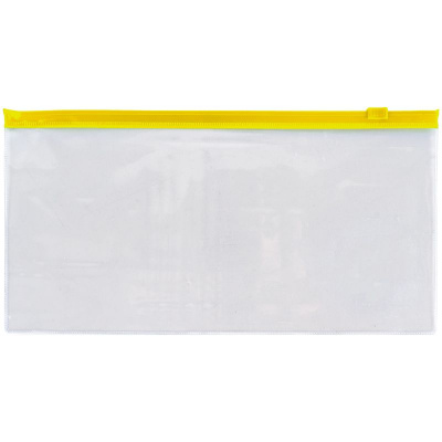 Папка-конверт, DL, застібка zip-lock жовта Axent 1409-26-A