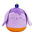 Дитяча м'яка іграшка Чорничний Кролик Squishmallows SQER01208, 19 см