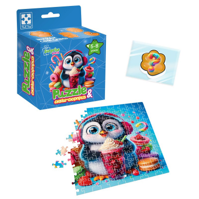Гра розвиваюча пазли із сюрпризом Пінгвінятко Vladi Toys VT8030-06