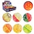 Мячик Gravity Moon Ball Фрукти антигравитационный, 7 см, со светом, микс, 1 штука MIC PR2442
