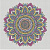 Алмазна мозаїка "Візерунки у стилі мандала" CA-0061 30х30 см