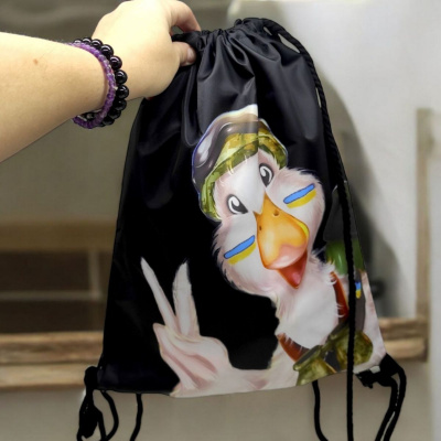 Рюкзак-мішок Гусак ЗСУ, 42х35,5 см MIC 420-8ЛК