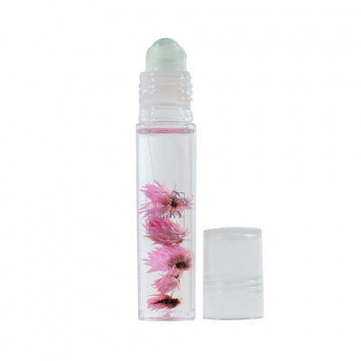 Дитяча олійка-блиск для губ Aqua Fleur T22004 з рожевими квітами