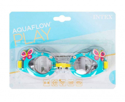 Окуляри для плавання Метелик, блакитні Intex 55610