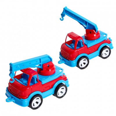 Дитяча іграшка кран "Mini Matik" 002/5BMS(Red) рухлива стріла крана, 13,5 см