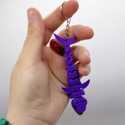 3D Брелоки FLEXI SHARK / АКУЛА, Keychain, 3D друк OYTOY 05032100
