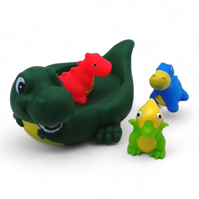 Набір іграшок для ванної Динозаврики, 4 шт Bibi Toys 761612BT
