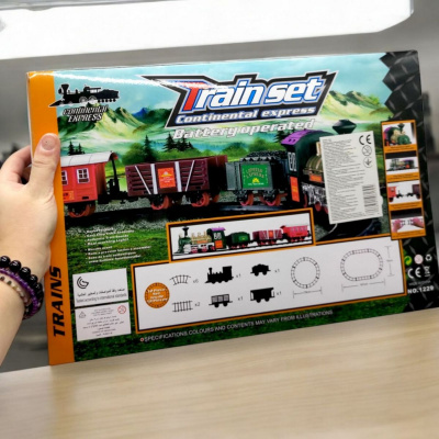 Залізниця Train Set: Continental express, світло, звук MIC 1229