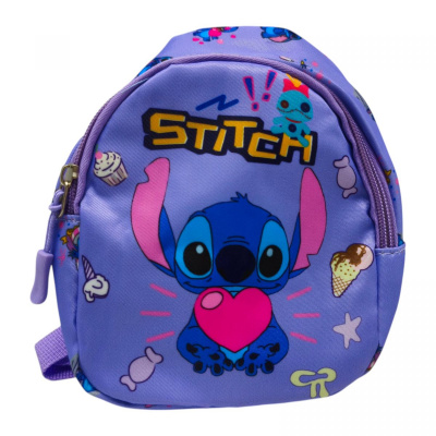 Рюкзак Стіч 15х18 см, в пакеті (Бузковий) MIC C70935