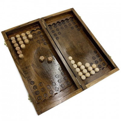 Настільна гра "Нарди дерев'яні" Backgammon 3 NR-3540 ручна робота