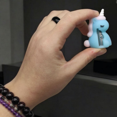 Стругачка гумова Єдиноріг, мікс видів MIC КК-7670ЛК