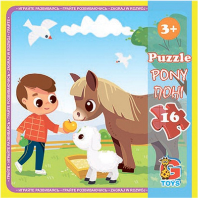 Пазли Ферма , 16 елем. (21х20 см) Gtoys LA08