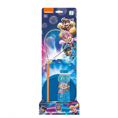 Мильні бульбашки "Mega Bubbles з тарілкою Paw Patrol Могутні герої" 200514, 450 мл