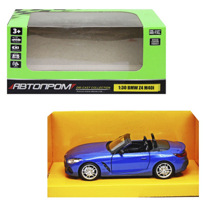 Машинка металева АВТОПРОМ: BMW Z4 (синя) Автопром 68412
