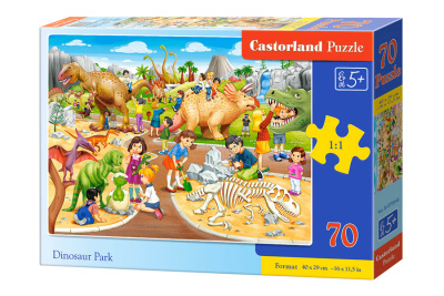 Пазли Парк динозаврів, 70 елементів Castorland В-070046