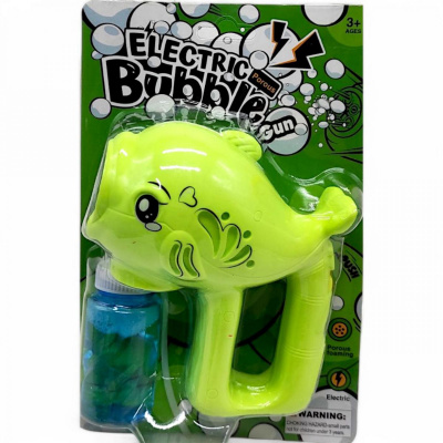 Пістолет з мильними бульбашками Рибка (салатовий) MIC F2288