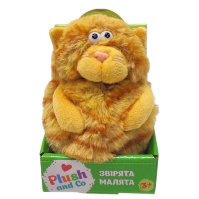 Мʼяка іграшка Plush and Co КОТИК (РУДИЙ) 12 см Plush and Co PLC25015