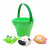 Відерце пластикове, з 3 гумовими іграшками (салатове) Bibi Toys 761001BT