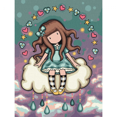 Картина за номерами Aprilʼs Showers Santoro Gorjuss Collection 30х40 см Ідейка KHO8672