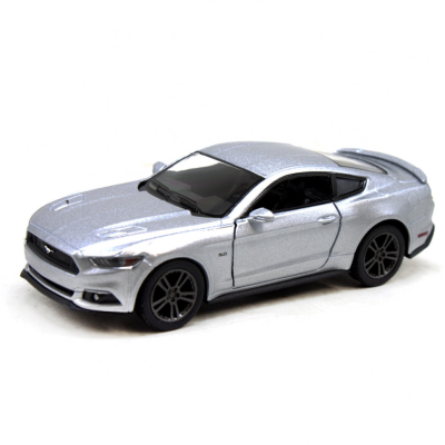 Колекційна іграшкова машинка FORD MUSTANG GT KT5386W інерційна  Silver