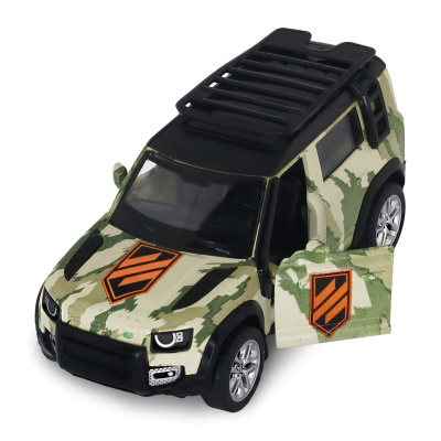 Машинка металева серії Шеврони Героїв – LAND ROVER DEFENDER 110 – 3 ОШБр TechnoDrive 250363M2