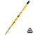 Олівець графітний з гумкою, тригранний GF Kite GF25-046