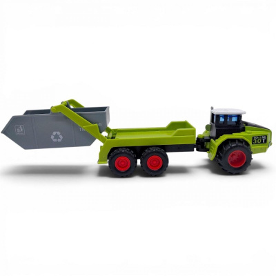 Трактор металевий інерційний YG Toys (СІРИЙ) YG Toys 0301-27