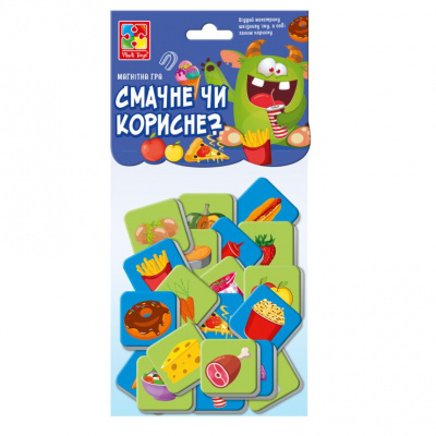 Гра розвиваюча (магнітна) Смачне чи корисне? Vladi Toys VT5900-06
