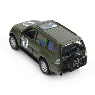 Машинка металева із серії Шеврони Героїв - Mitsubishi Pajero 4WD Turbo - 93 ОМБР TechnoDrive 250283M