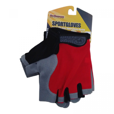 Велосипедні рукавички дитячі, розмір L (червоний) MIC C64357L