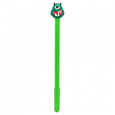 Дитяча гелева ручка "Horror" A082(Green) синій, 16,5 см