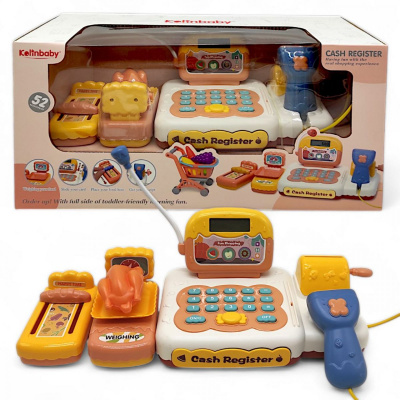 Касовий апарат з візочком в коробці (світлові, звукові ефекти) Kolinbaby 901E