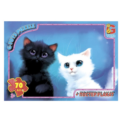 Пазли Котики, 70 ел Gtoys AN138