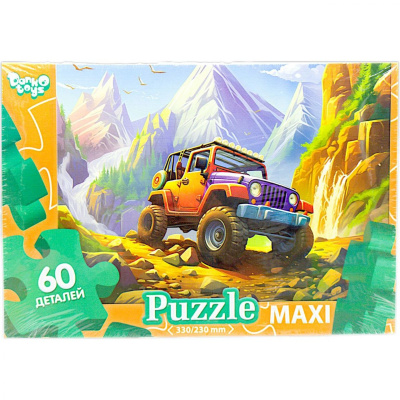 Пазли максі (60 ел) Мультяшки: Всюдихід Dankotoys Mx60-10-01,02,03,04...16
