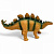 Гумовий динозавр, висота приблизно 17 см (стегозавр) MIC K14