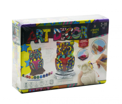 Набір для творчості Art Decor: Сова (укр) Dankotoys ARTD-01-02U