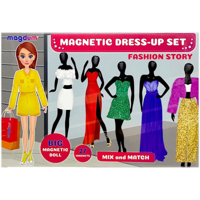 Гра-одягалка Magnetic game. Fashion story Magdum ML4032-08 EN