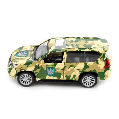 Машинка металева із серії Шеврони Героїв - Toyota Land Cruiser Prado - Птахи Мадяра TechnoDrive 250363M